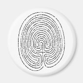 Thumbprint Labyrinth - Magnet (Vorne)