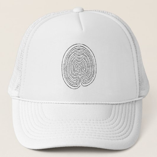 Thumbprint Labyrinth - Truckerkappe (Vorderseite)
