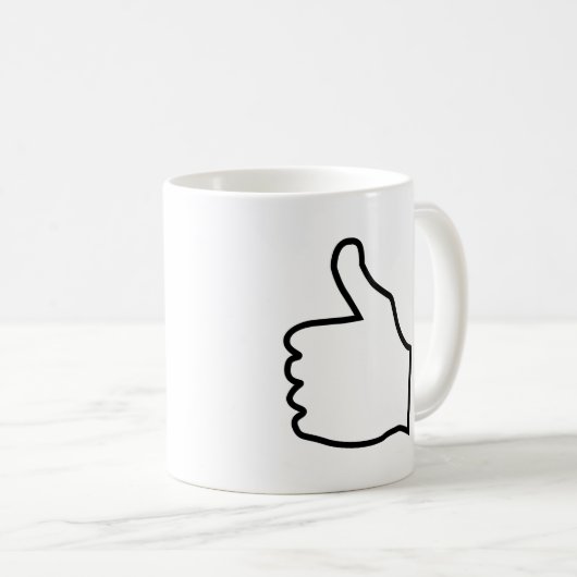 Thumbs Kaffeetasse (VorderseiteRechts)