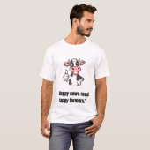 Thumbs Up Cow – Funny Cartoon Tee (Vorne ganz)