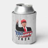 Thumbs Up Donald Trump 2024 Dosenkühler (Kanne Vorderseite)