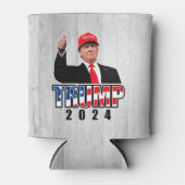 Thumbs Up Donald Trump 2024 Dosenkühler (Vorderseite)