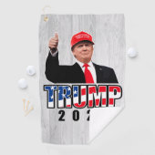 Thumbs Up Donald Trump 2024 Golfhandtuch (Insitu)