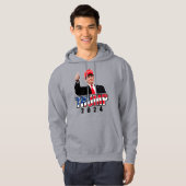Thumbs Up Donald Trump 2024 Hoodie (Vorne ganz)