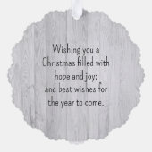 Thumbs Up Donald Trump 2024 Ornament Karte (Rückseite)