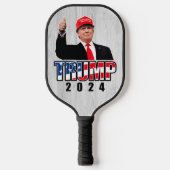 Thumbs Up Donald Trump 2024 Pickleball Schläger (Vorderseite)