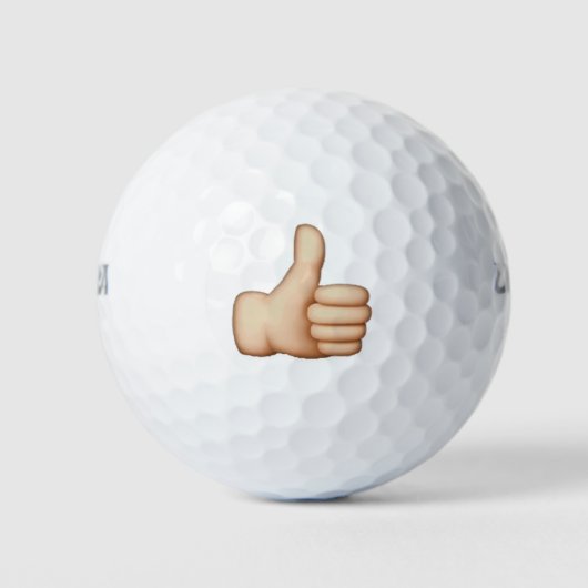 Thumbs Up - Emoji Golfball (Vorderseite)