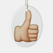 Thumbs Up - Emoji Keramikornament (Rechts)
