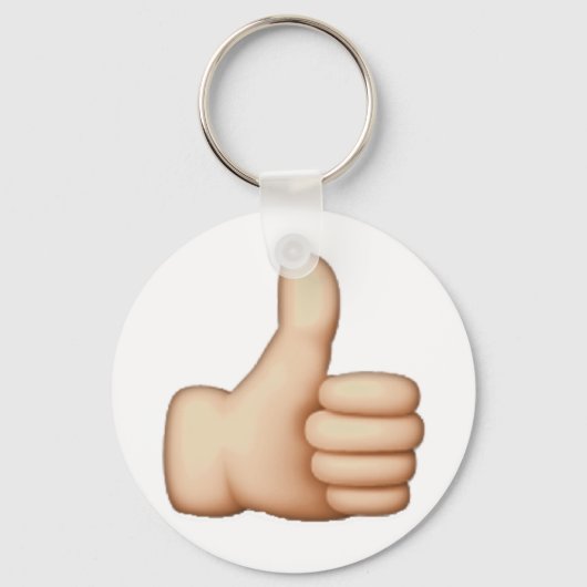 Thumbs Up - Emoji Schlüsselanhänger (Vorderseite)