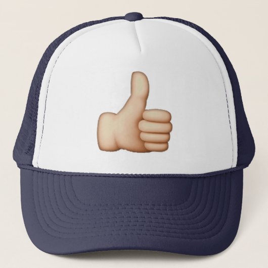 Thumbs Up - Emoji Truckerkappe (Vorderseite)