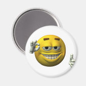 Thumbs Up Face-Zeichen Magnet (Vorderseite/Rückseite)