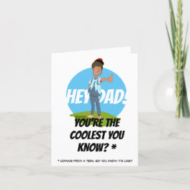 Thumbs Up für den Vater! Vatertag Dankeskarte