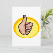 Thumbs Up Gesture Einladung