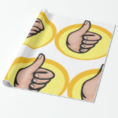Thumbs Up Gesture Geschenkpapier (Ungerollt)