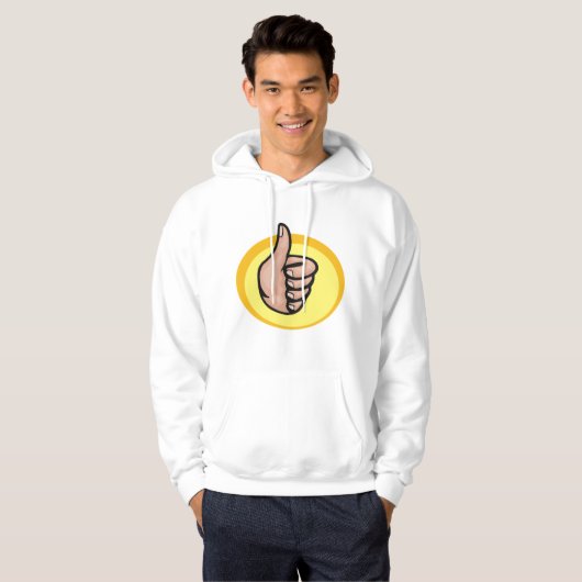 Thumbs Up Gesture Hoodie (Vorne ganz)