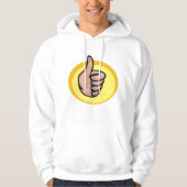 Thumbs Up Gesture Hoodie (Vorderseite)