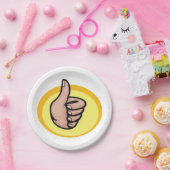 Thumbs Up Gesture Pappteller (Party)
