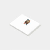 Thumbs Up Merica Eagle Funny und Patriotic Post-it Klebezettel (angewinkelt)