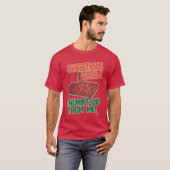 Thumbs Up Oven Mitt Weihnachts-Slogan Kunst T-Shirt (Vorne ganz)