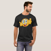 Thumbs Up Smiley 3 T-Shirt (Vorne ganz)