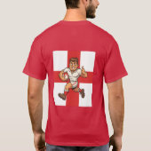 Thumbs-Up Try Run Cheerful Rugby Hero T-Shirt (Rückseite)