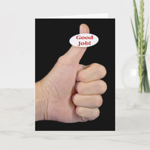 Thumbs Up vielen Dank Dankeskarte