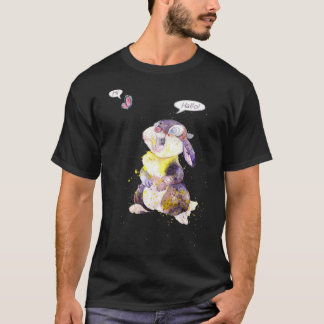 Thumper Bunny and Butterfly Art T-Shirt