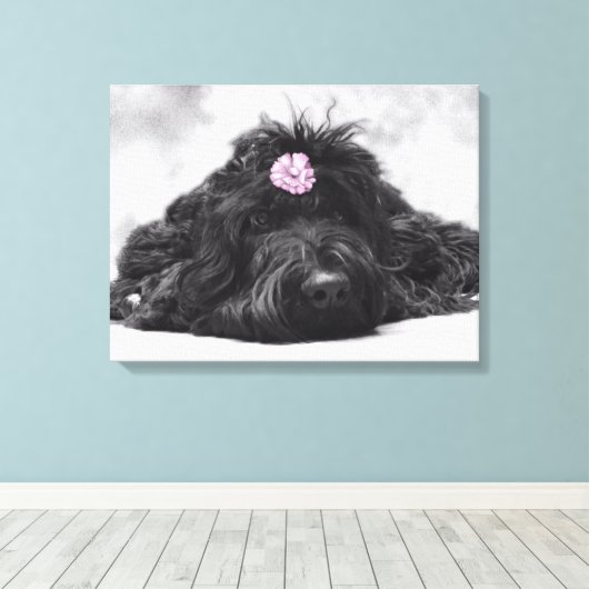 Thumper Portrait Leinwanddruck (Insitu (Holzboden))