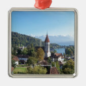 Thun, Landschaft Schweiz Ornament Aus Metall (Vorne)