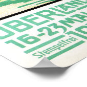 THUN OBERLAND SCHUTZENFEST SCHWEIZ Vintag Poster (Ecke)