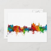 Thun Switzerland Skyline Postkarte (Vorne/Hinten)