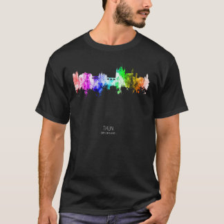 Thun Switzerland Skyline Wolkenkratzer T-Shirt