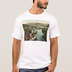Thun und die Alpen, Berner Oberland, Schweiz c T-Shirt