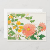Thunbergia, China Ostern von Tanigami Konan Postkarte (Vorne/Hinten)