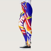 Thunder Abstrakt Art Funky Leggings (Links)