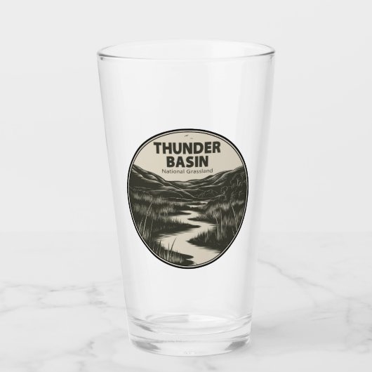 Thunder Basin National Grassland Wyoming Bach Glas (Vorderseite)