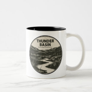Thunder Basin National Grassland Wyoming Stream Zweifarbige Tasse
