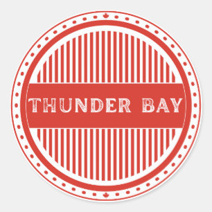 Thunder Bay City Pride Emblem – Kanadische Identit Runder Aufkleber