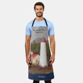 Thunder Bay Island Leuchtturm apron Schürze (Getragen)