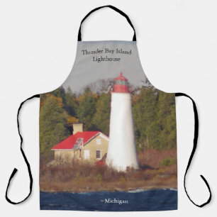 Thunder Bay Island Lighthouse Schürze