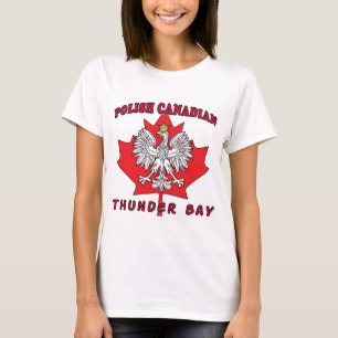 Thunder Bay Polnisch Kanadisches Leaf T-Shirt