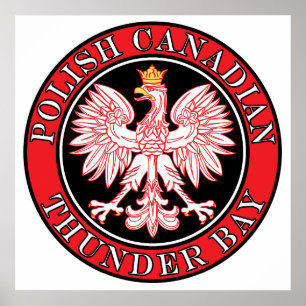 Thunder Bay Polnischer Adler Poster