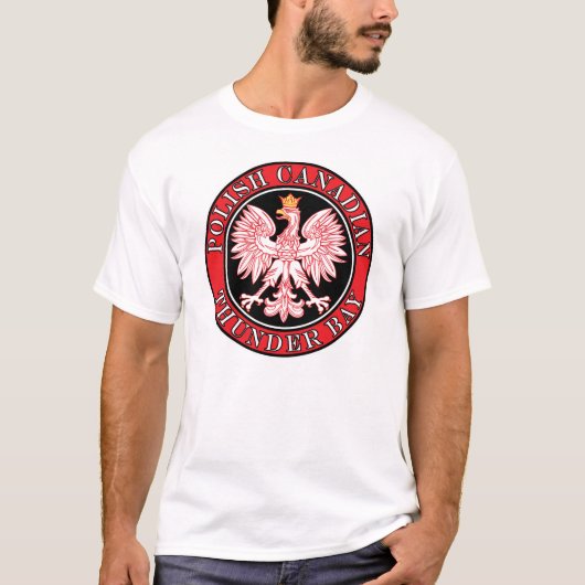 Thunder Bay Polnischer Adler T-Shirt (Vorderseite)