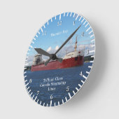 Thunder- Bayuhr Runde Wanduhr (Winkel)