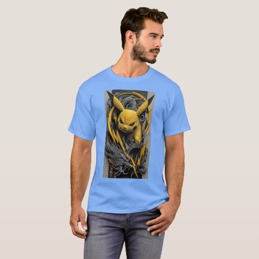 Thunder Beast: Pikachu Awakens" T-Shirt (Vorne ganz)