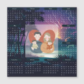 Thunder & Blitzkalender 2024 Magnetkarte (Vorderseite)