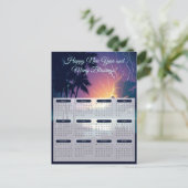 Thunder & Blitzkalender 2024 Postkarte (Stehend Vorderseite)