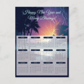 Thunder & Blitzkalender 2024 Postkarte (Vorderseite)