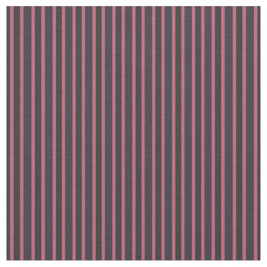 Thunder Blue, Deep Rose And Dark Gray Stripes Stoff (Nahaufnahme)