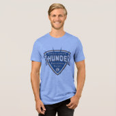 thunder blue Tri-Blend shirt (Vorderseite voll)